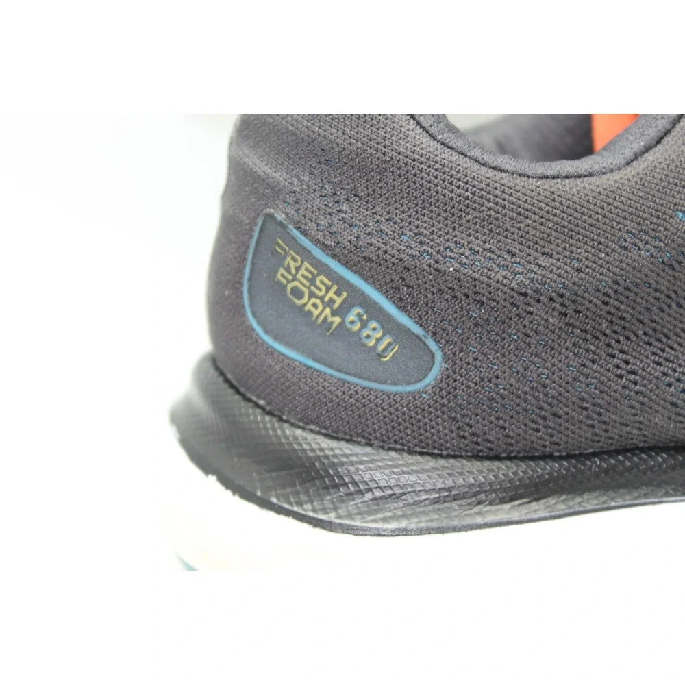 New Balance Fresh Foam 680v7 Mens Running Shoes Black Orange M680CK7 Size 10 4E